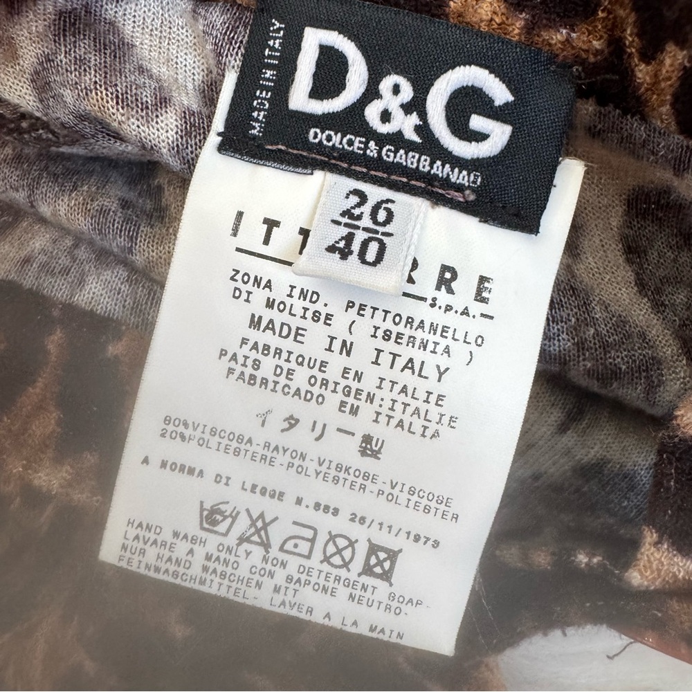 Dolce&Gabbana leopard pencil skirt - Picture 4 of 5